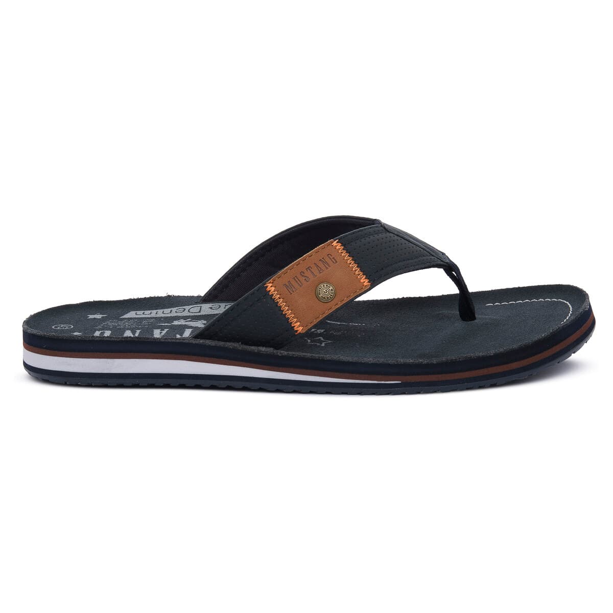 Men's Flip Flops Mustang Blue