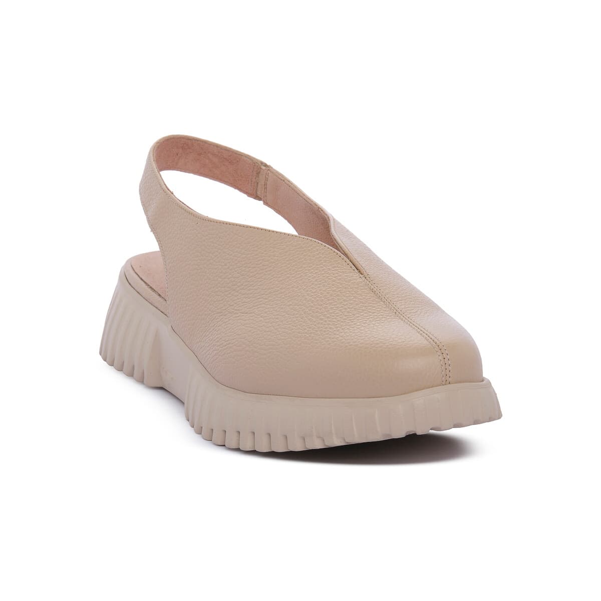 Σανδάλια χωρίς τακούνι Wonders BEIGE WILD