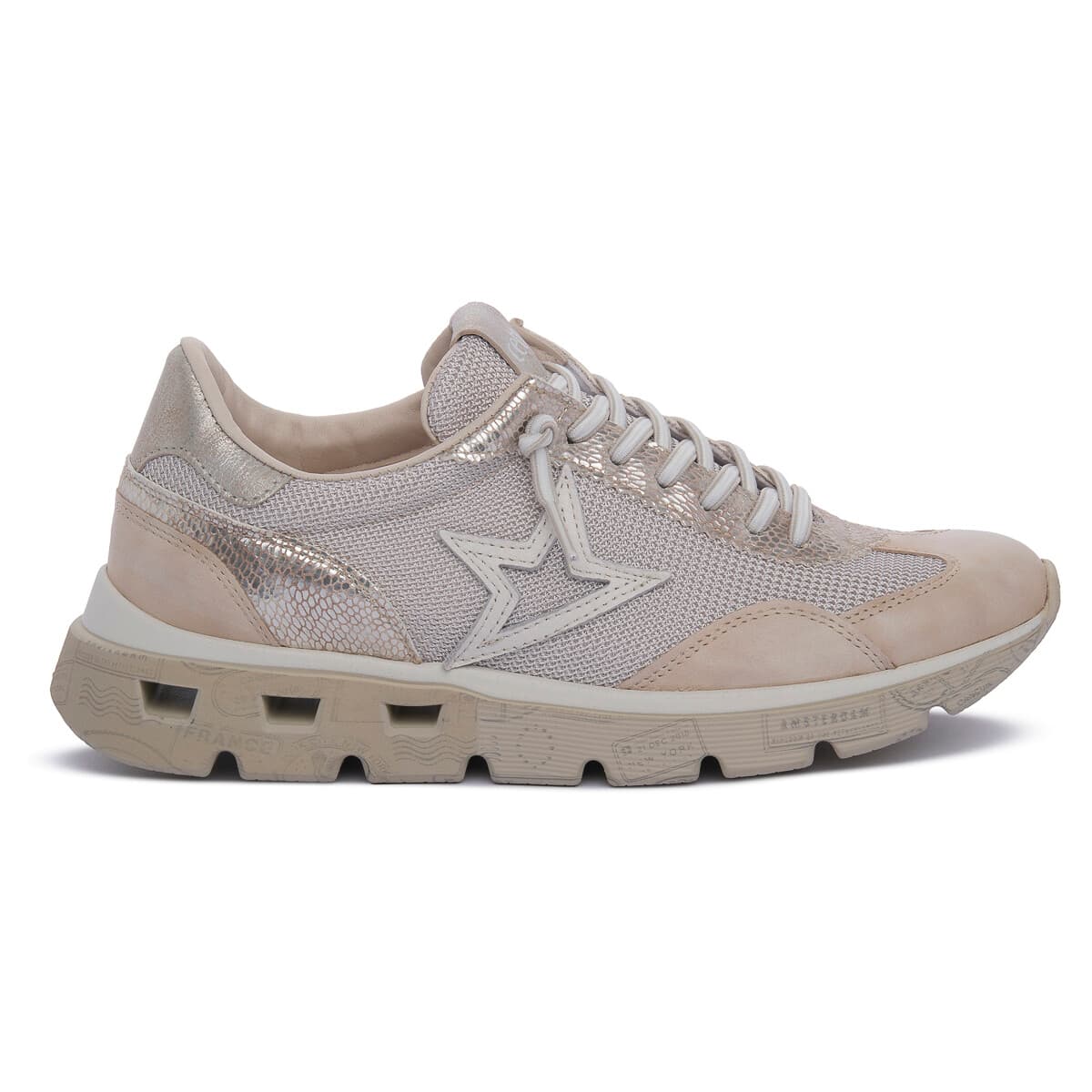 Women's Sneakers Cetti Beige