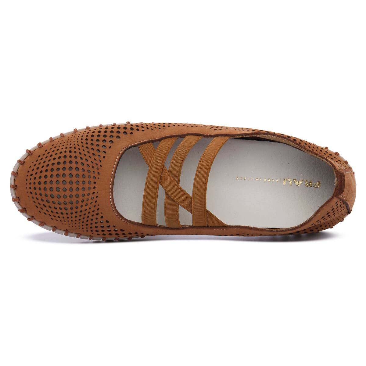 Women's Ballet Flats Frau Brown