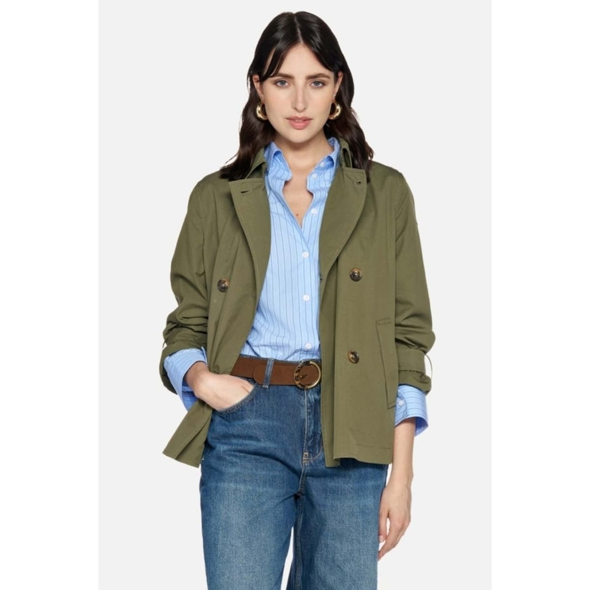 Women's Blazers Geox Green