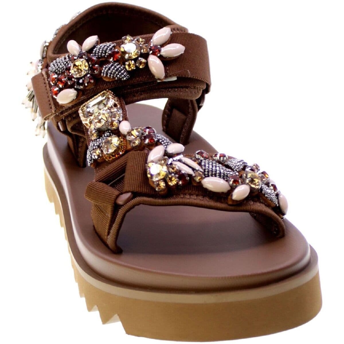 Women's Sandals NAN-KU Brown
