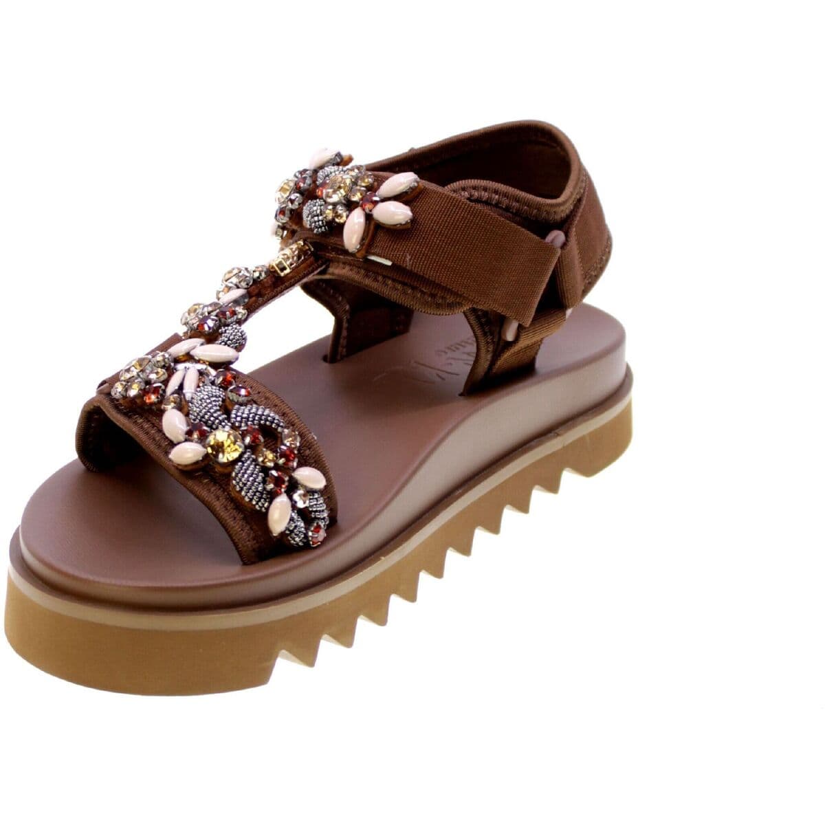 Women's Sandals NAN-KU Brown
