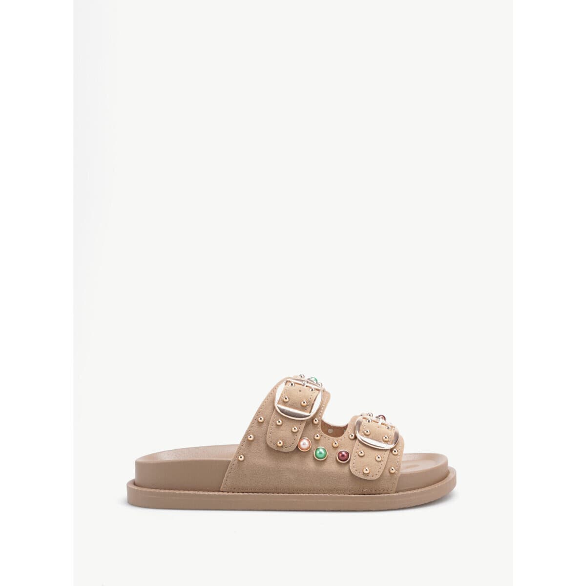 Women's Flip Flops La Modeuse Beige