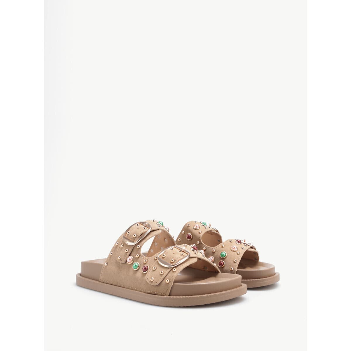 Women's Flip Flops La Modeuse Beige