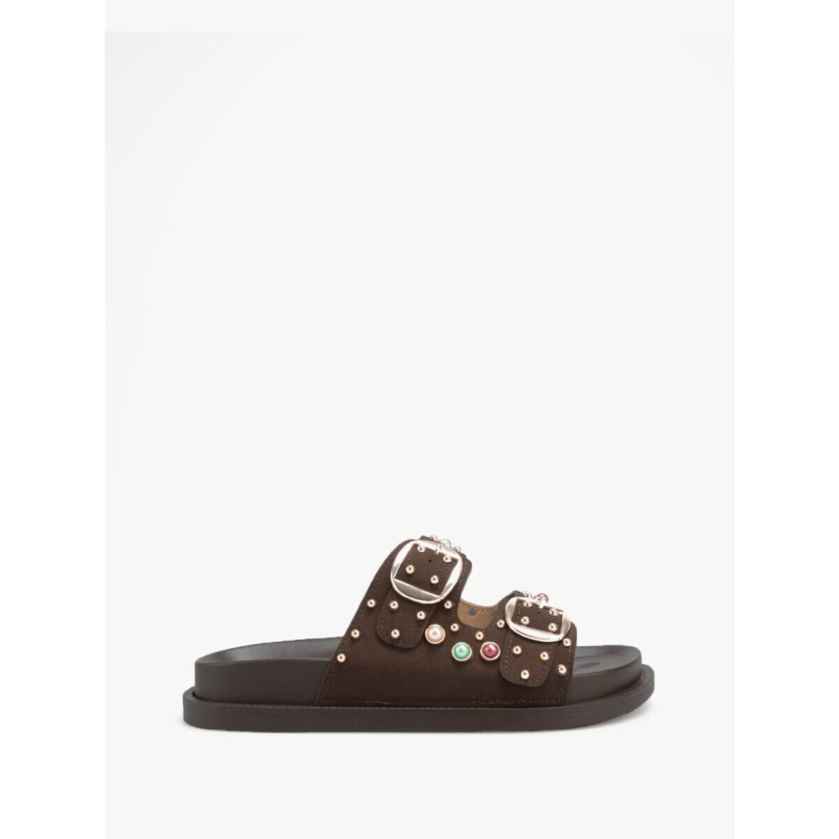 Women's Flip Flops La Modeuse Brown
