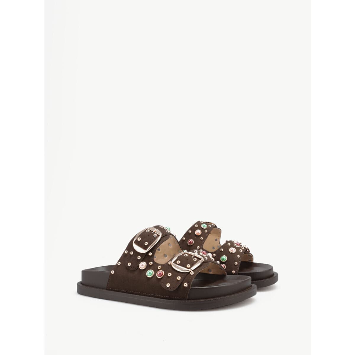 Women's Flip Flops La Modeuse Brown
