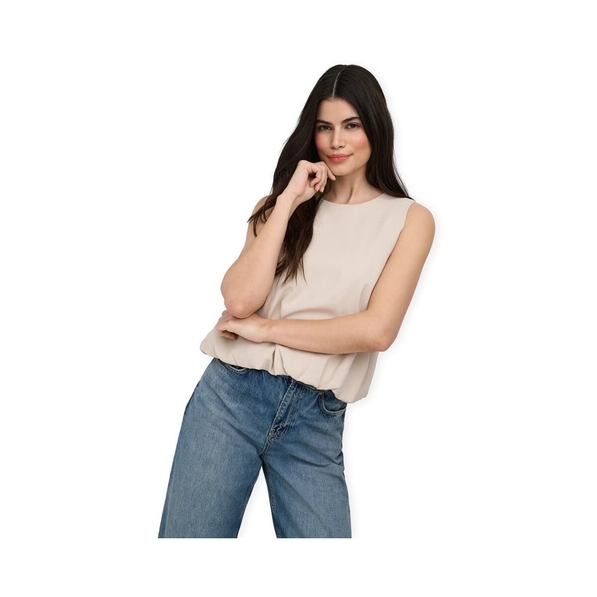 Women's T-Shirts Only Beige