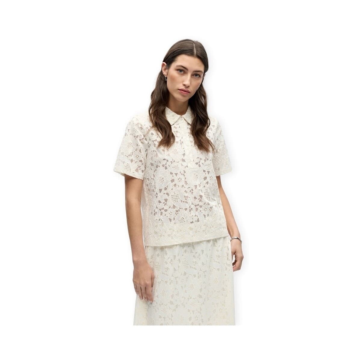 Women's Polo Shirts Object White