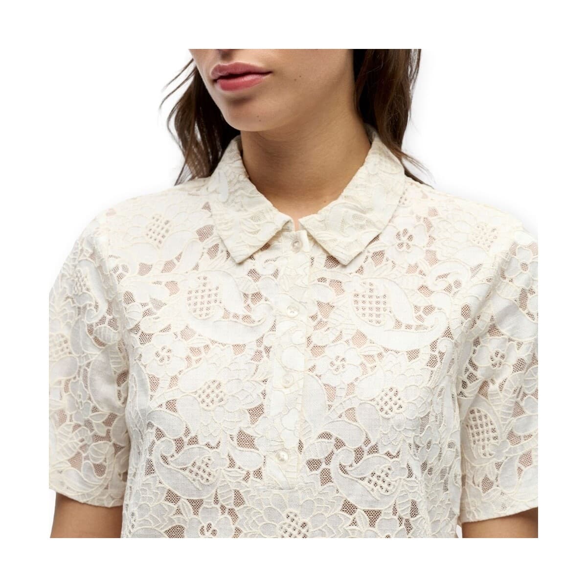 Women's Polo Shirts Object White