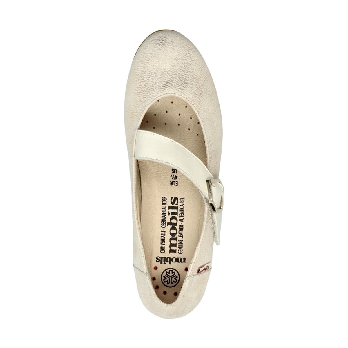Women's Ballet Flats Mephisto White