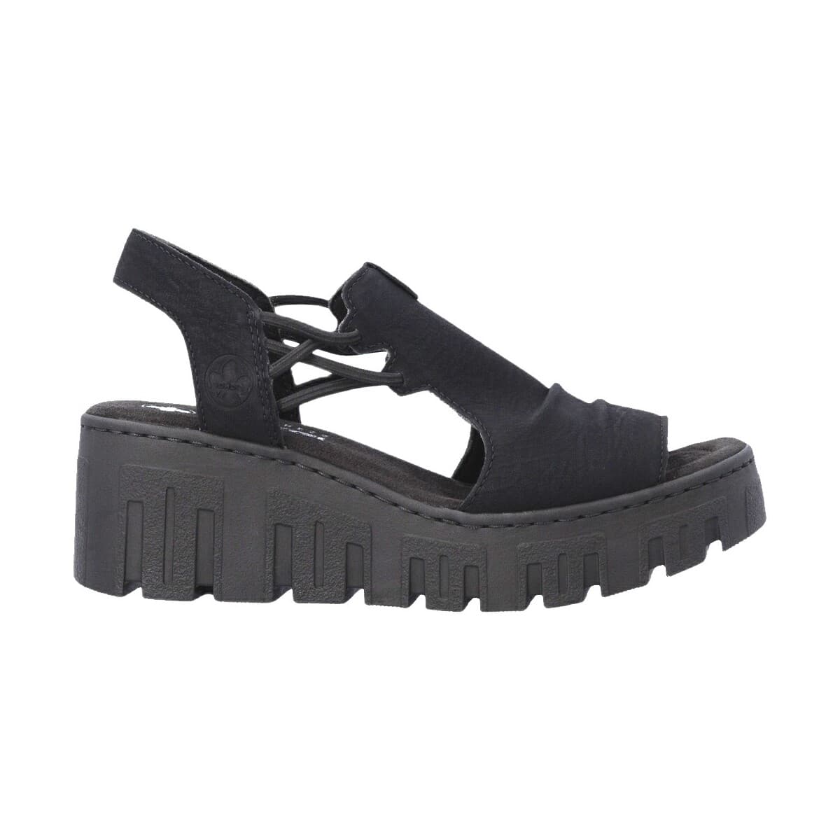 Women's Platforms Rieker Black