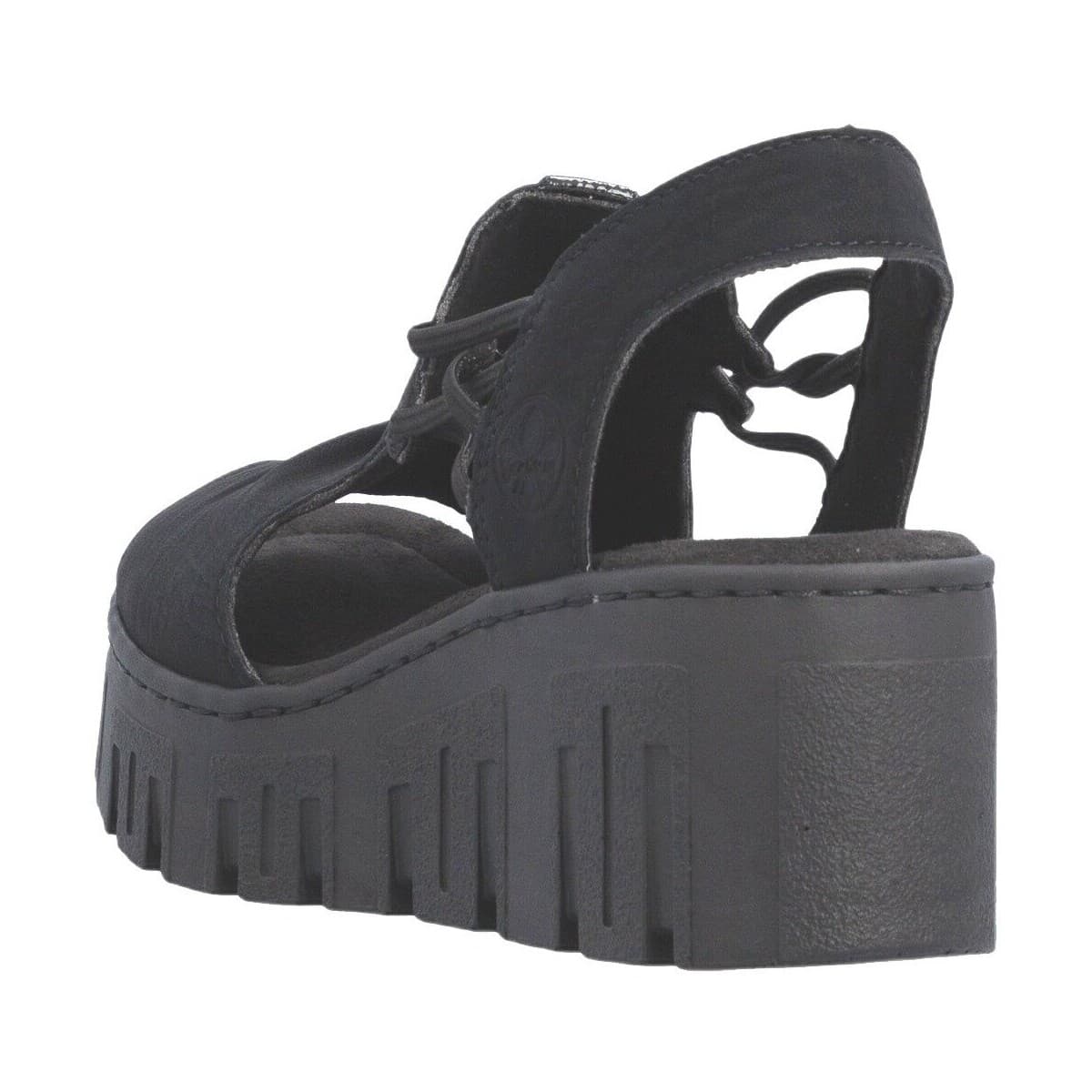 Women's Platforms Rieker Black