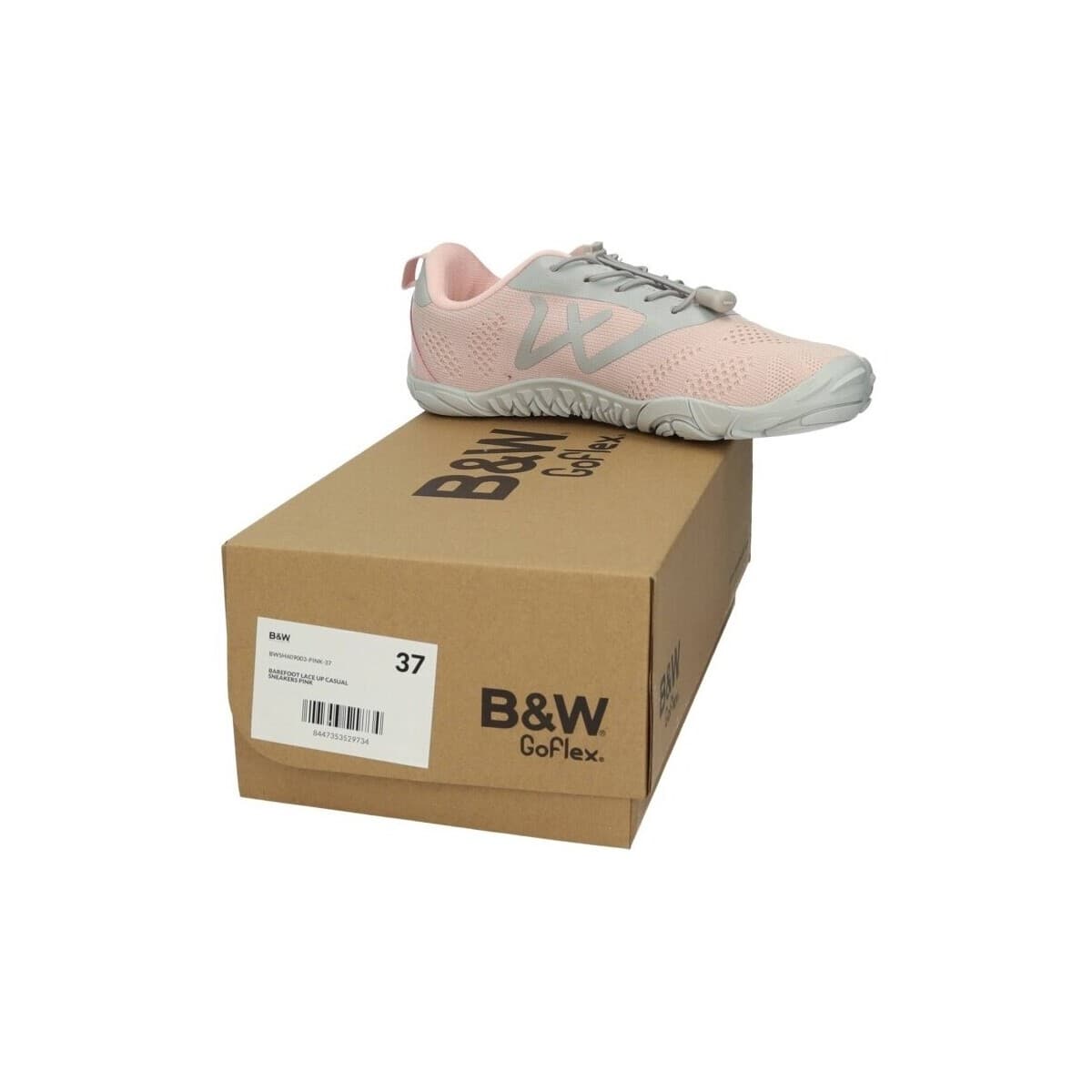 Girls' Sneakers B&w Pink