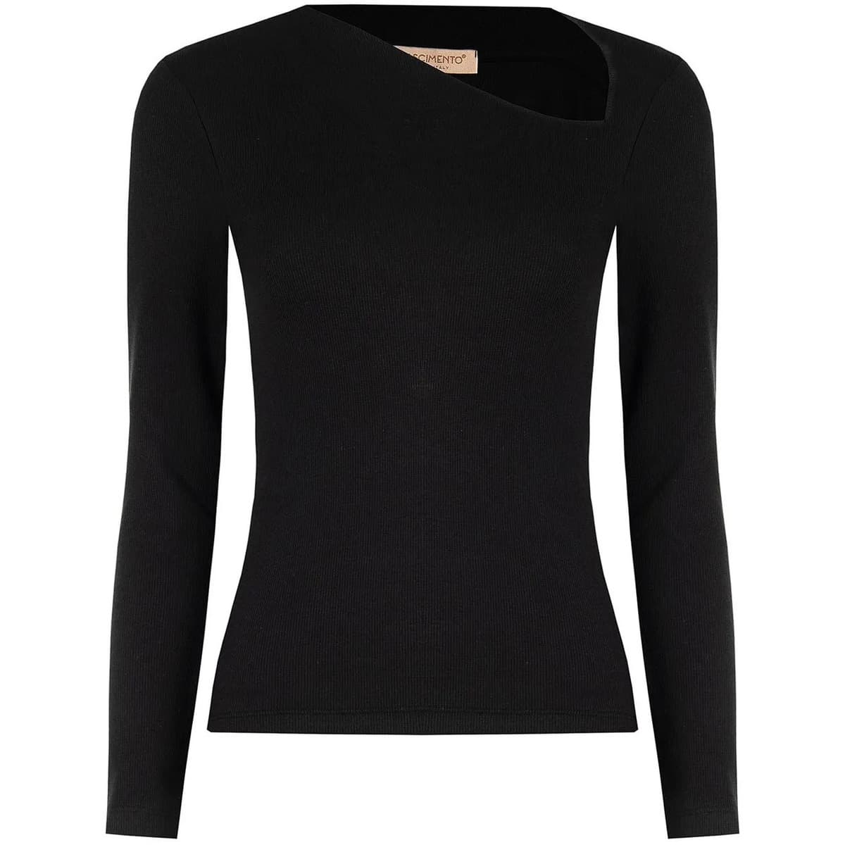 Women's T-Shirts Rinascimento Black