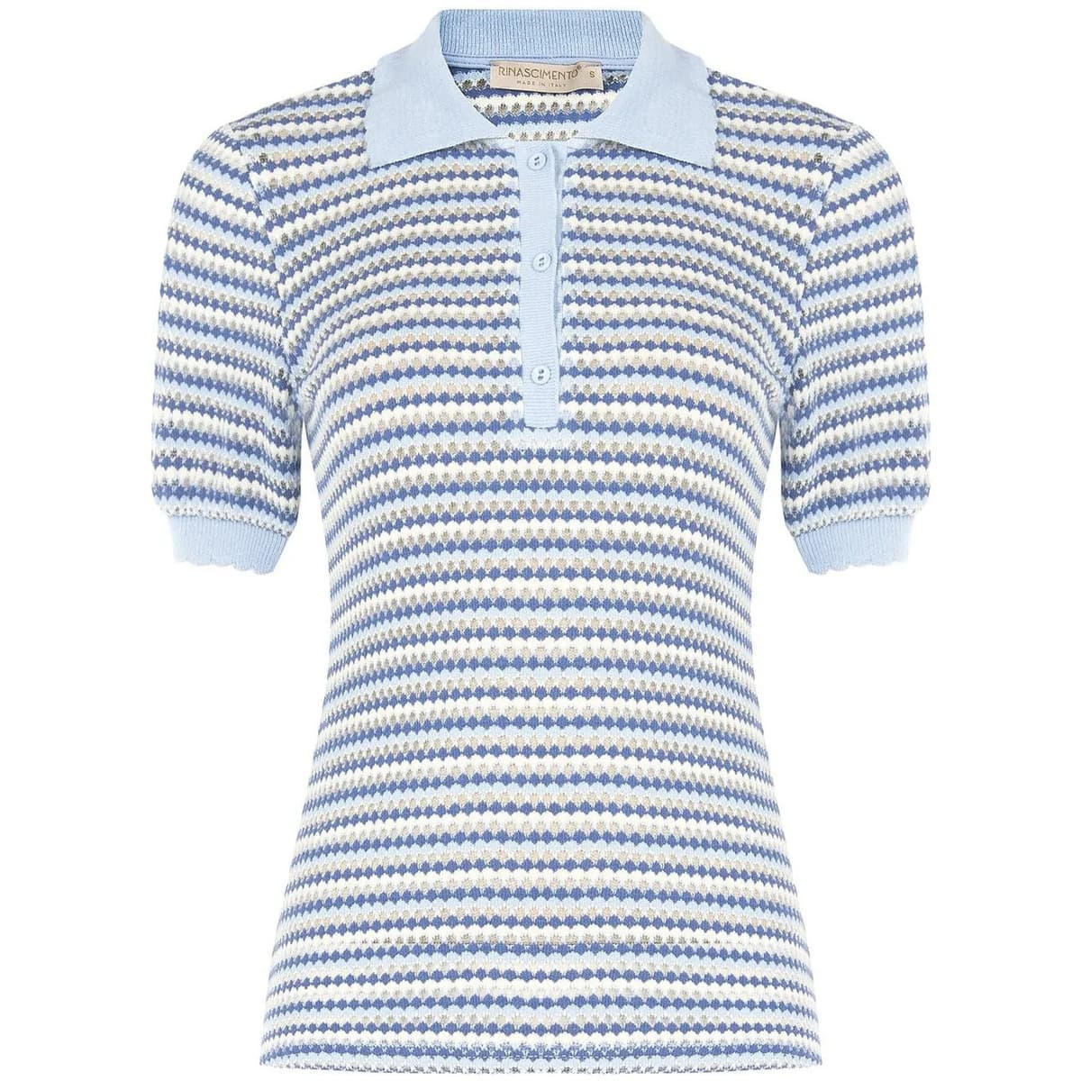 Πόλο με κοντά μανίκια Rinascimento CFC0129452003