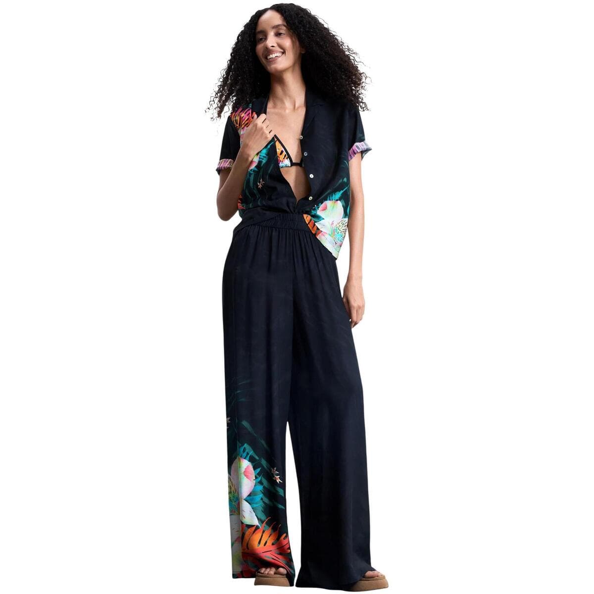 Women's Pants Desigual Black