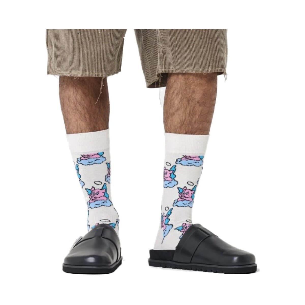 High socks Happy socks Calcetines Hombre Modèle Good Pig