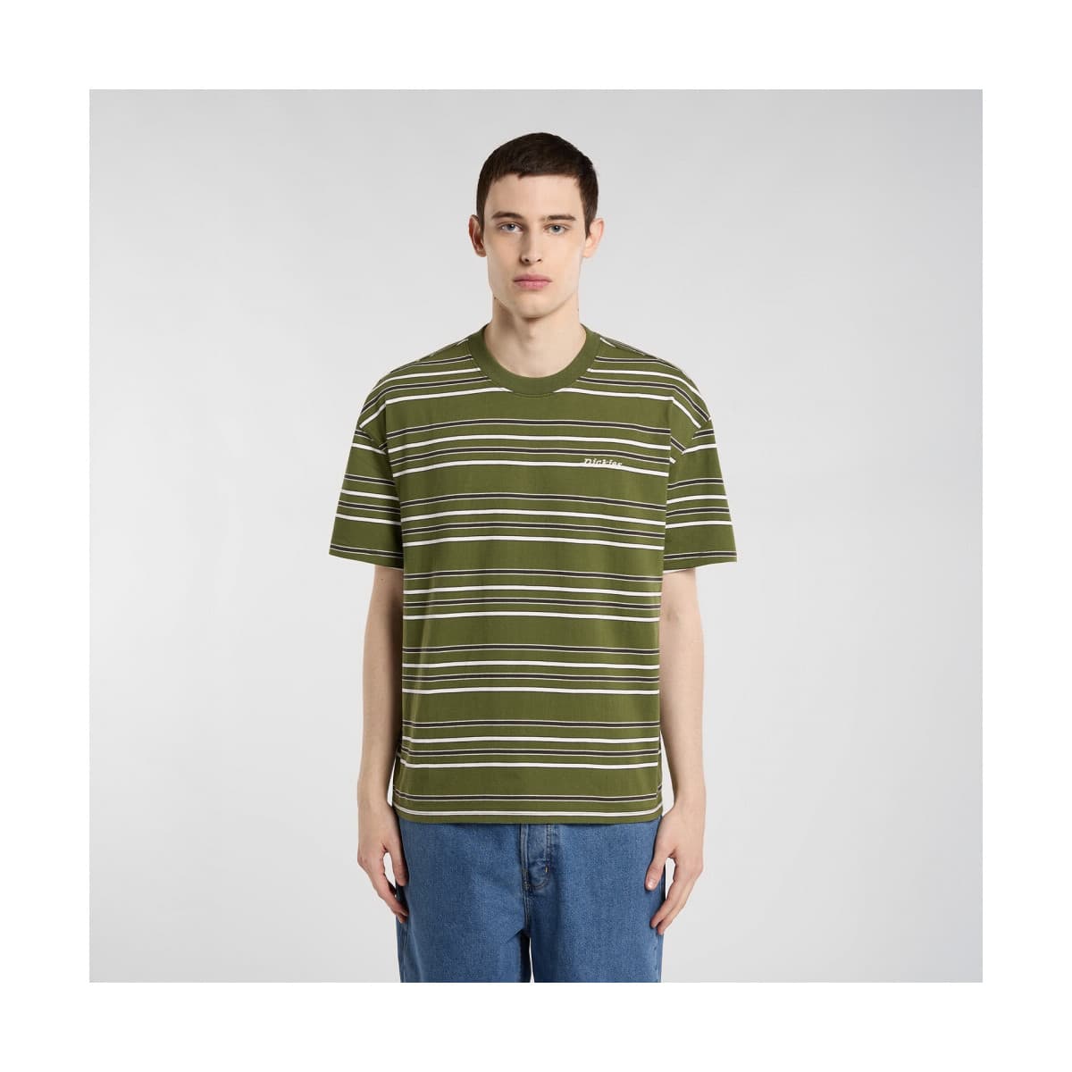 T-shirt με κοντά μανίκια Dickies East liberty stripe tee