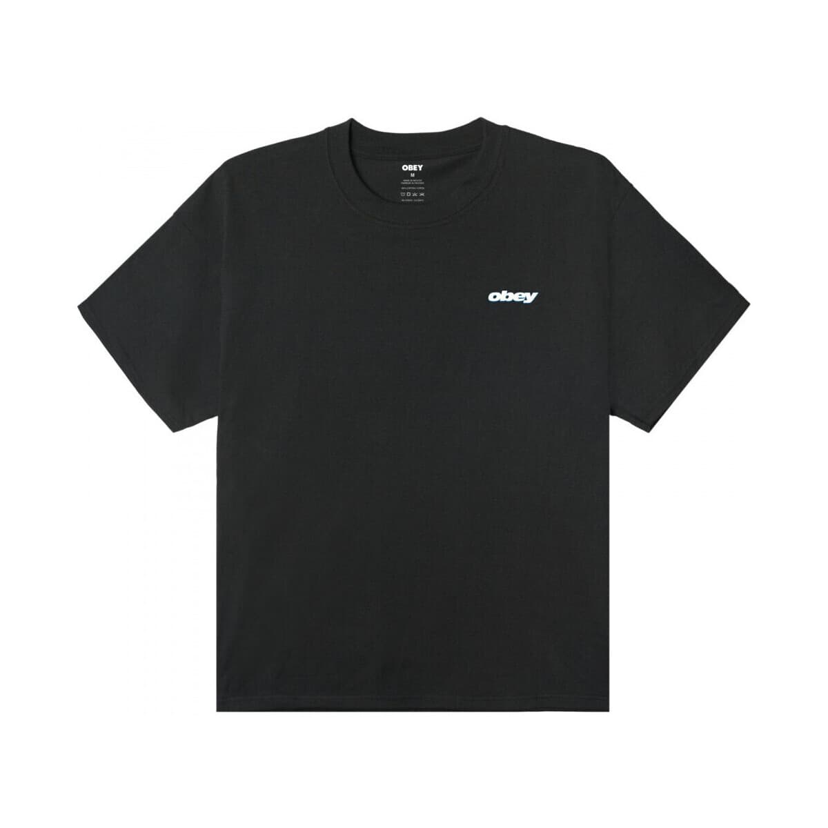 Men's T-Shirts Obey Black