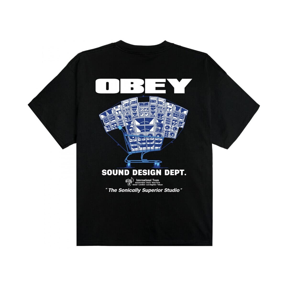 T-shirt με κοντά μανίκια Obey sound design dept.