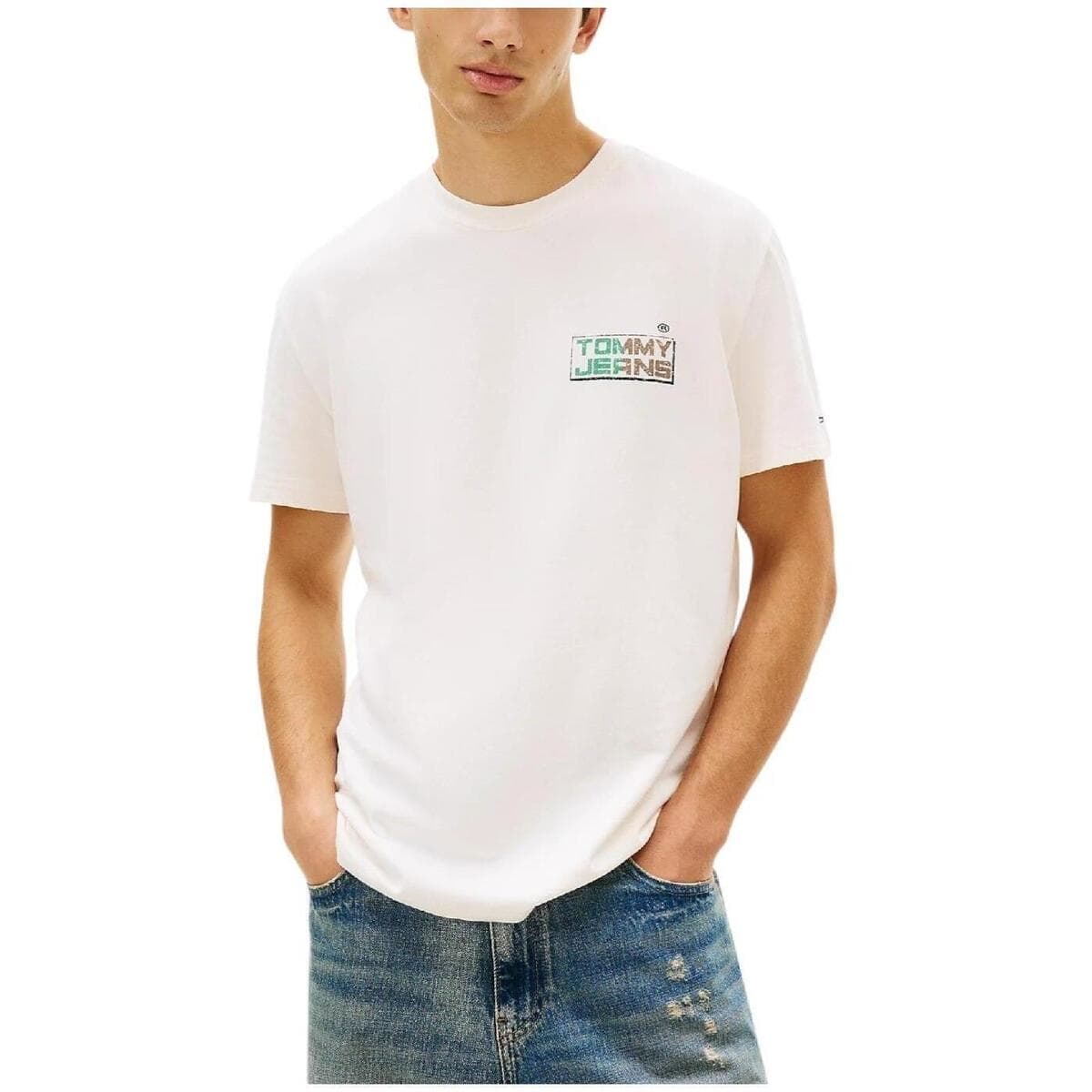 Men's T-Shirts Tommy Hilfiger White
