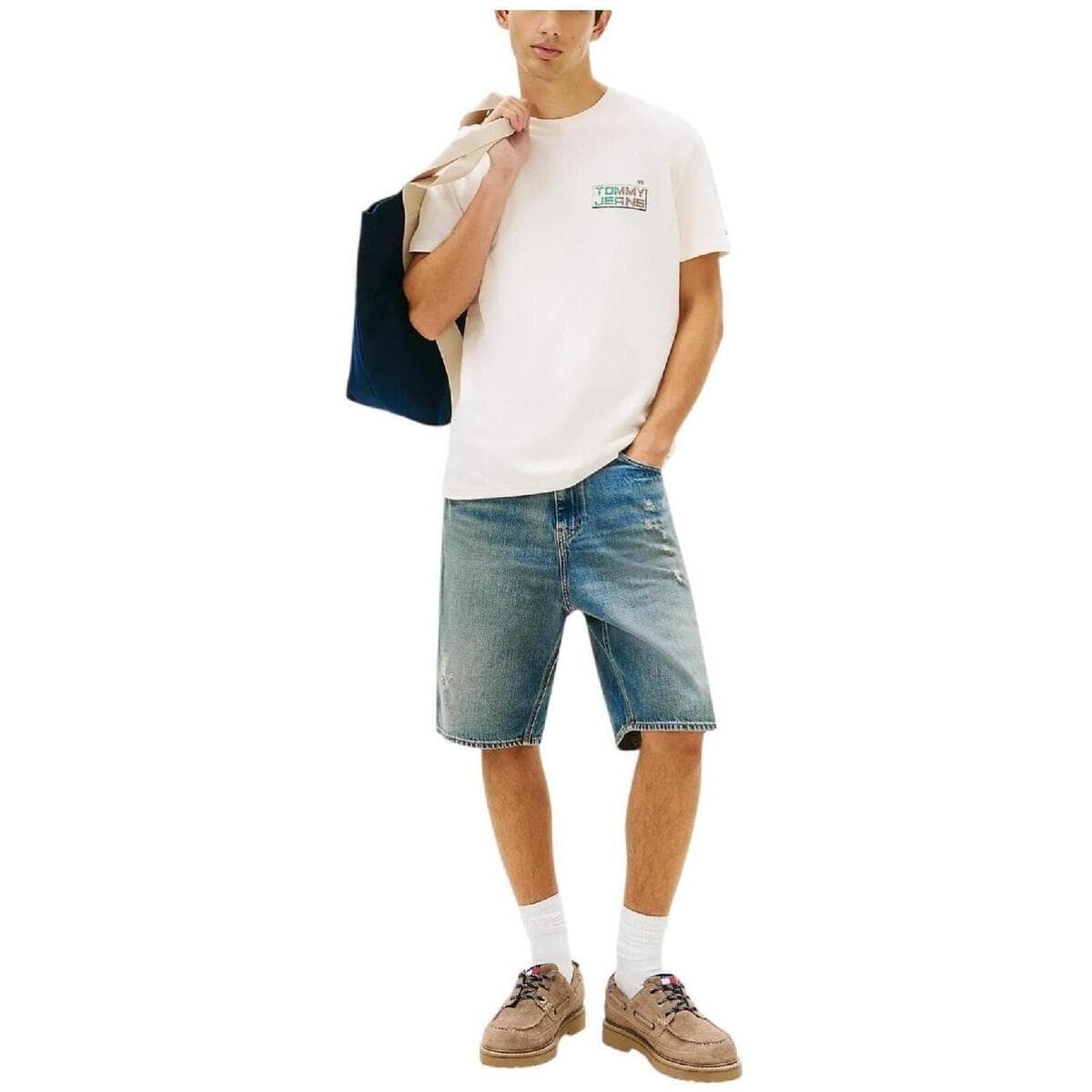 Men's T-Shirts Tommy Hilfiger White