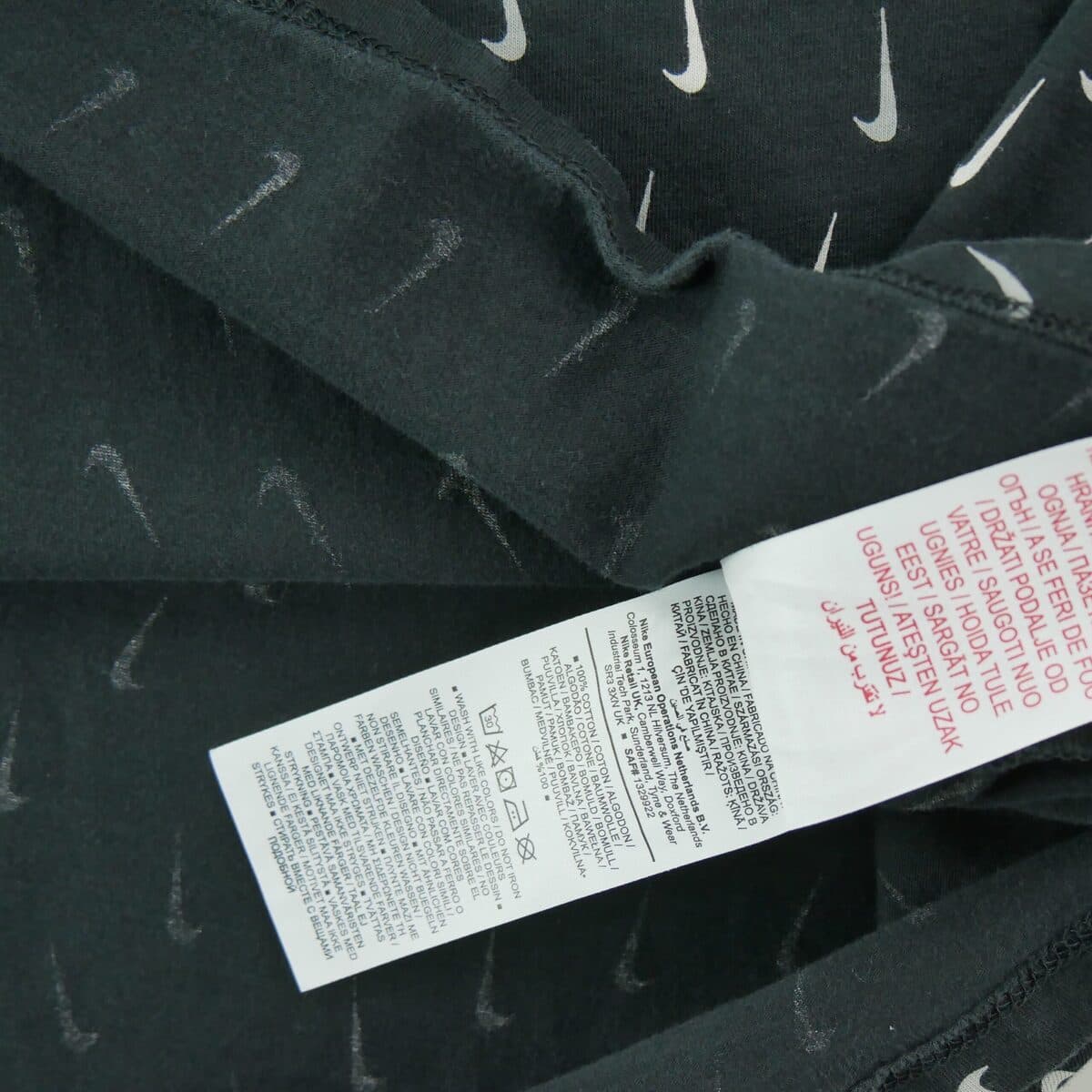 Boys' T-Shirts Nike Black