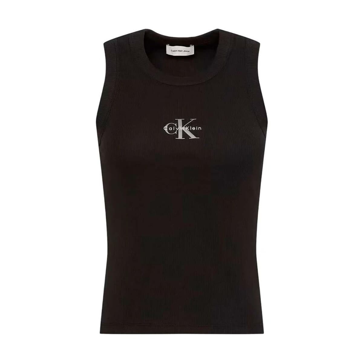 Women's Sleeveless Tops Calvin Klein Black