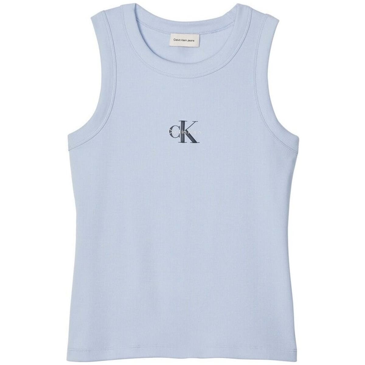 Women's Sleeveless Tops Calvin Klein Blue