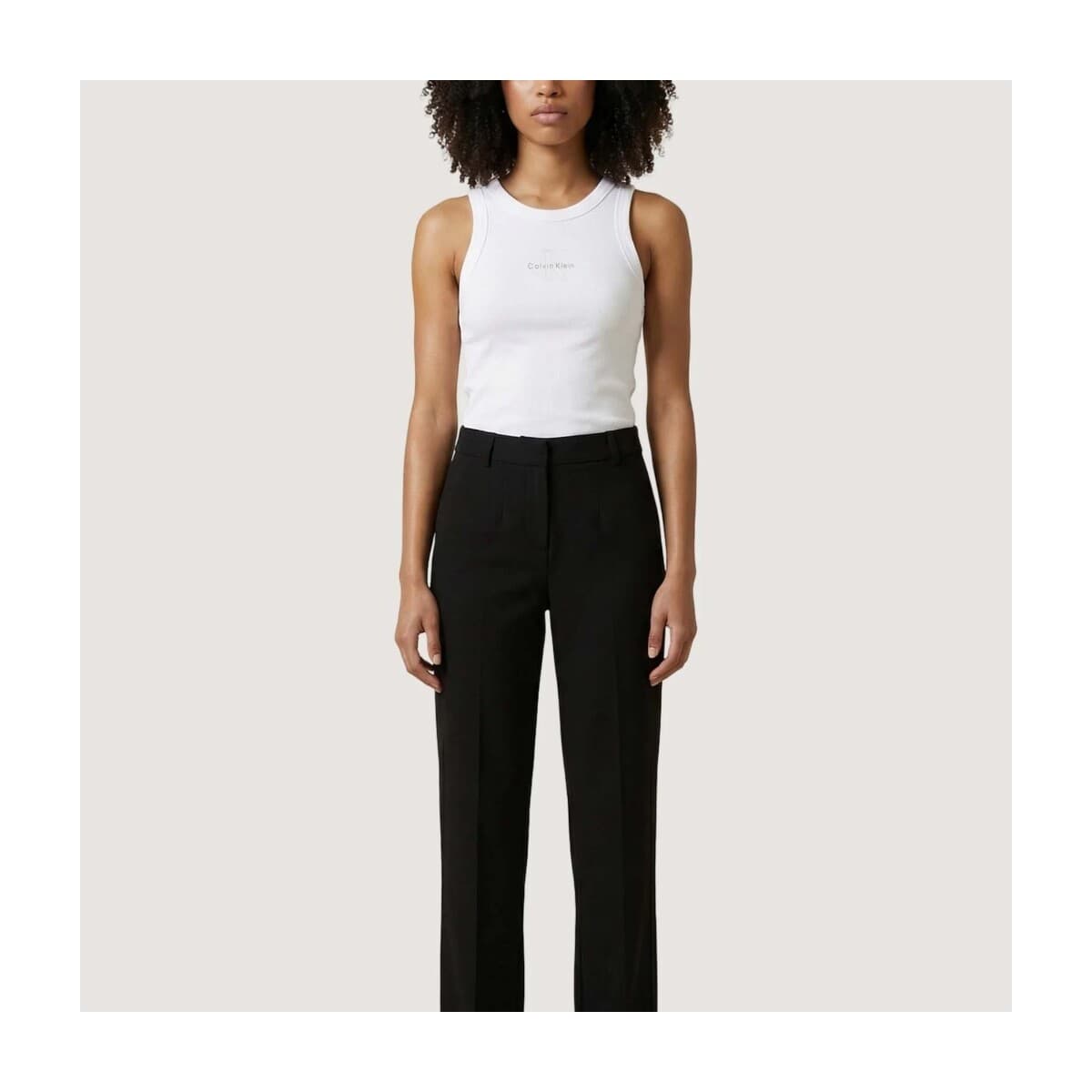 Women's Sleeveless Tops Calvin Klein White