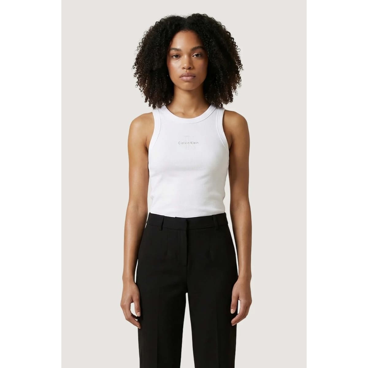 Women's Sleeveless Tops Calvin Klein White