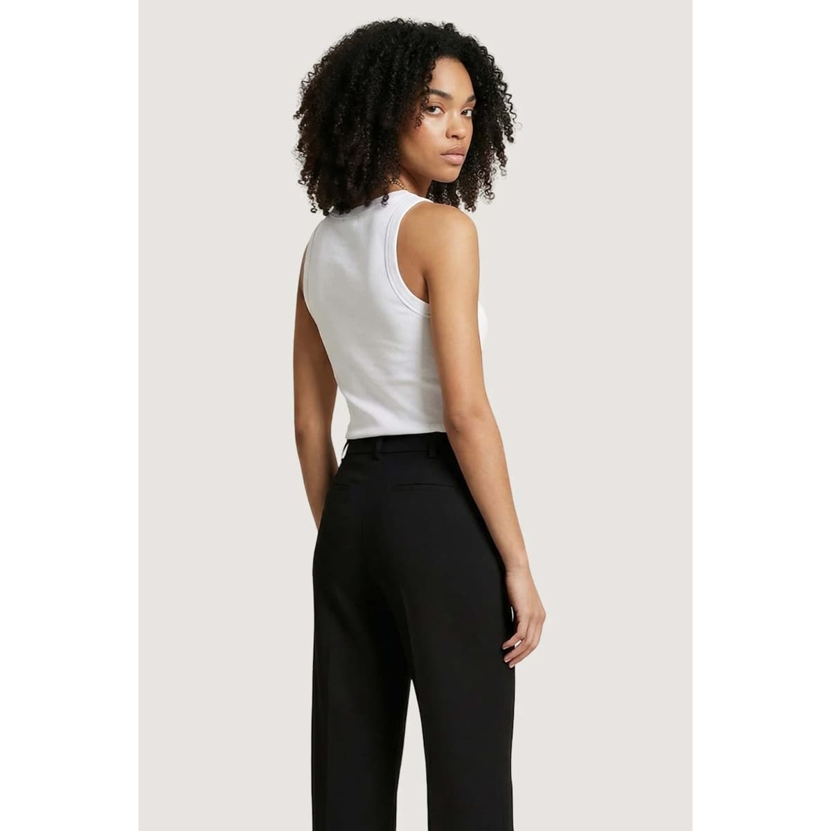 Women's Sleeveless Tops Calvin Klein White