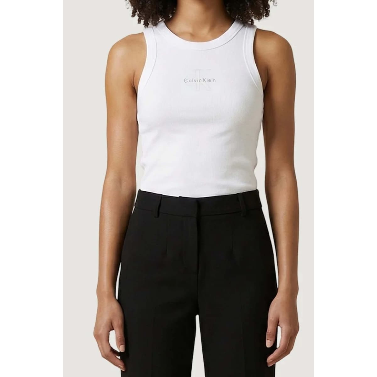 Women's Sleeveless Tops Calvin Klein White