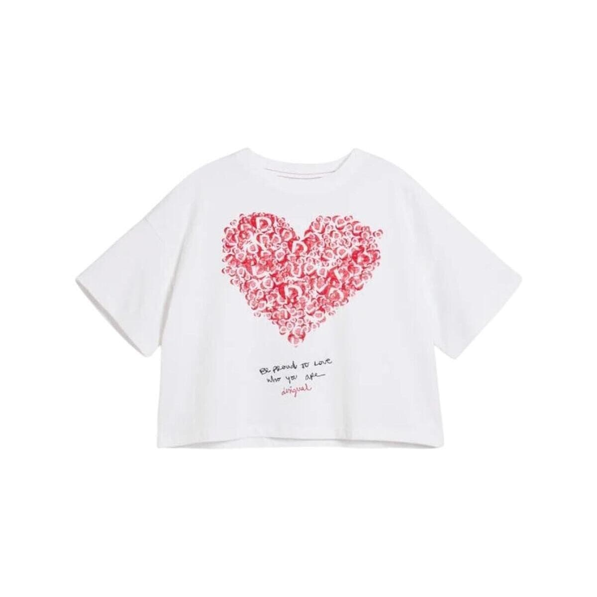 Girls' T-Shirts Desigual White