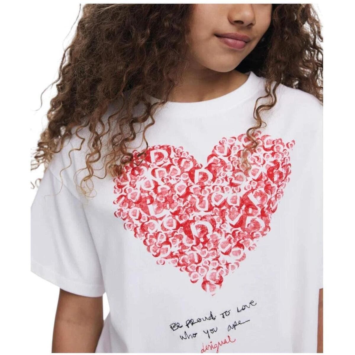 Girls' T-Shirts Desigual White