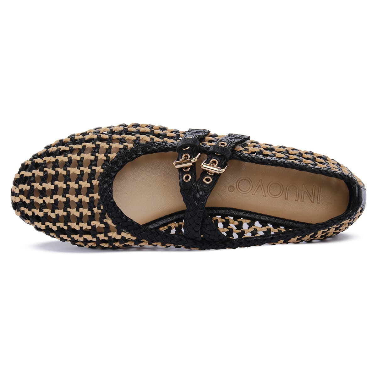 Women's Ballet Flats Inuovo Black