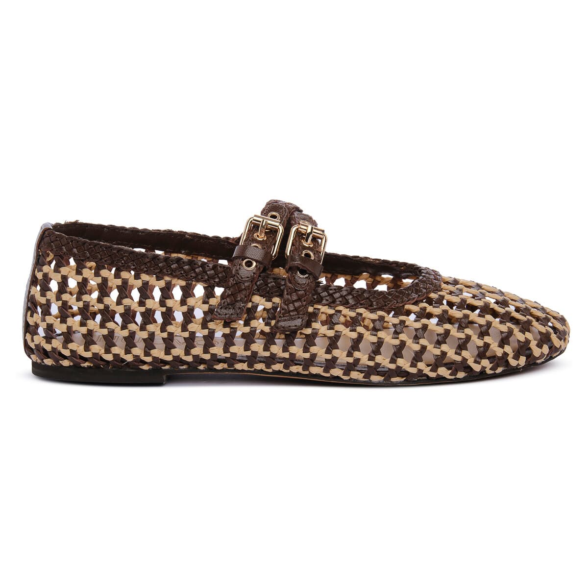 Women's Ballet Flats Inuovo Brown