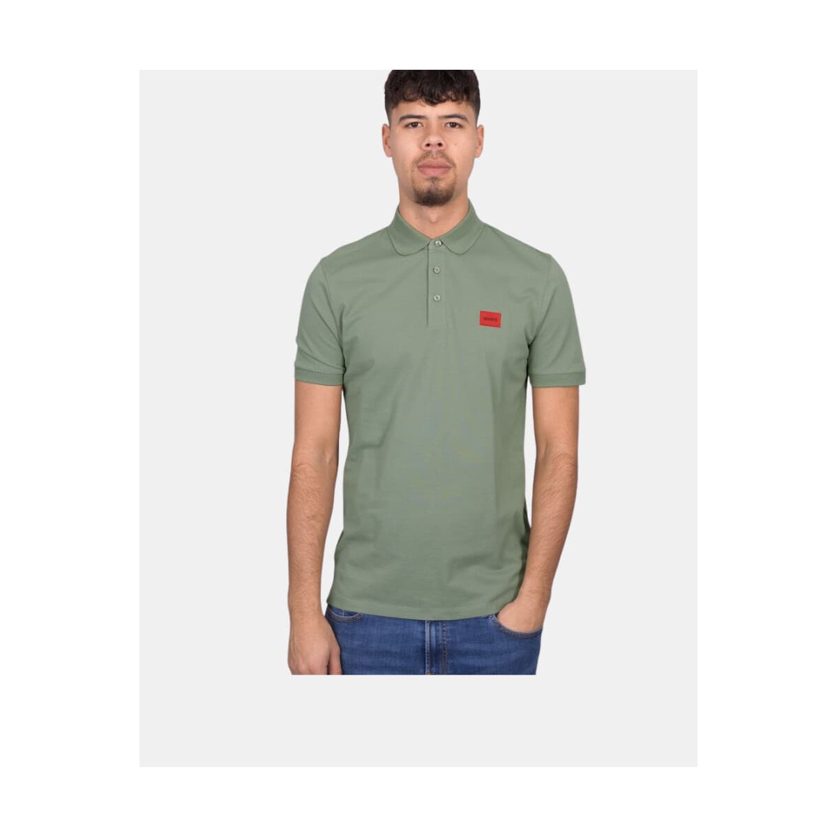 Men's Polo Shirts HUGO Green