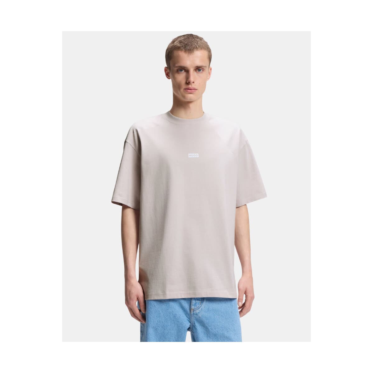 T-shirt με κοντά μανίκια HUGO 50509776 NALONO