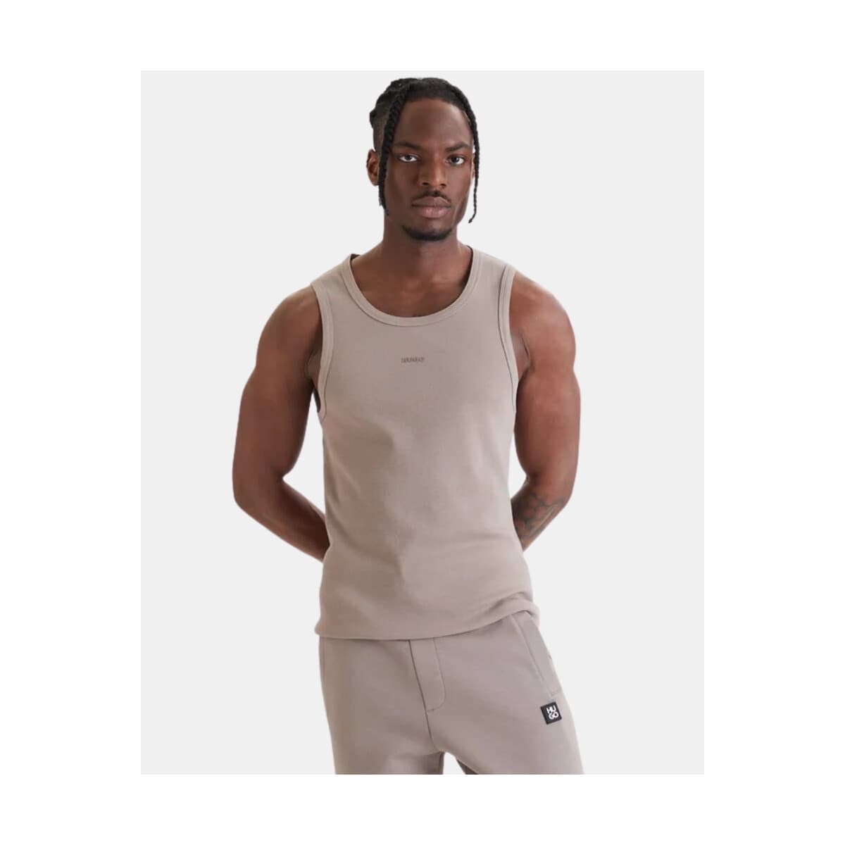 Men's T-Shirts HUGO Brown