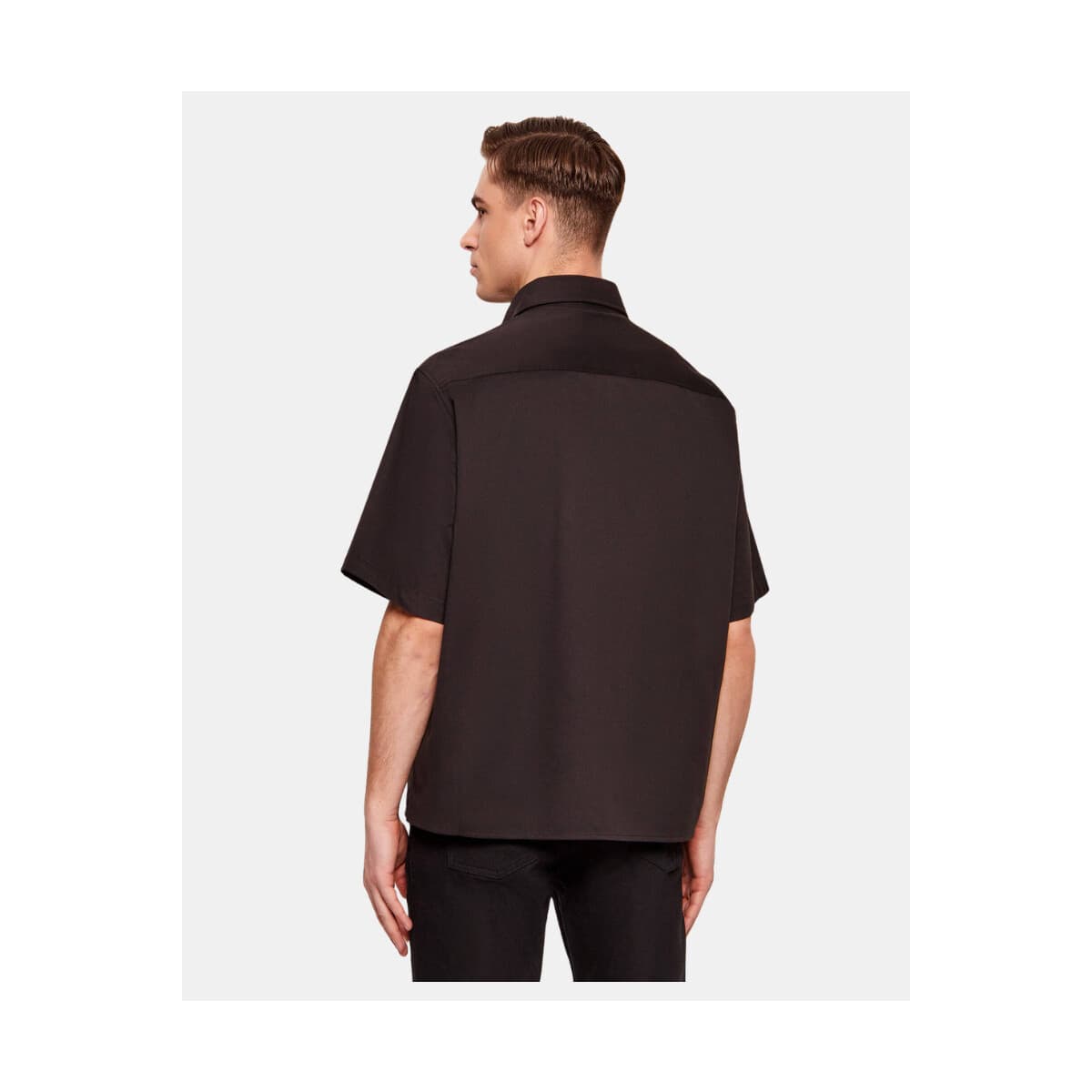 Men's Shirts HUGO Brown