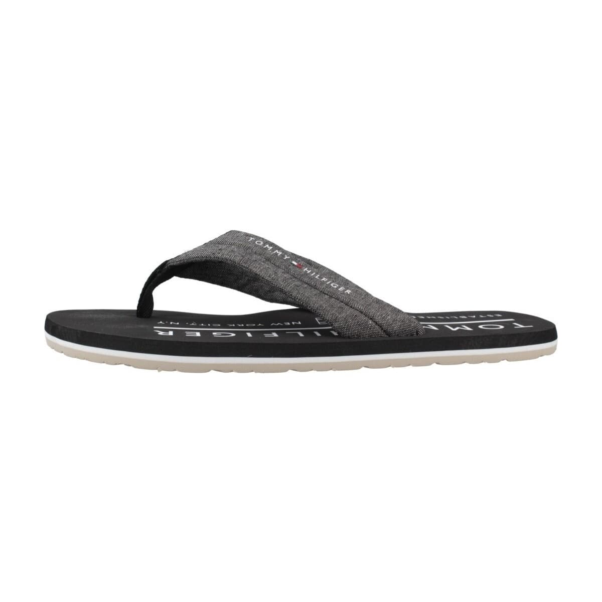 Men's Flip Flops Tommy Hilfiger Black