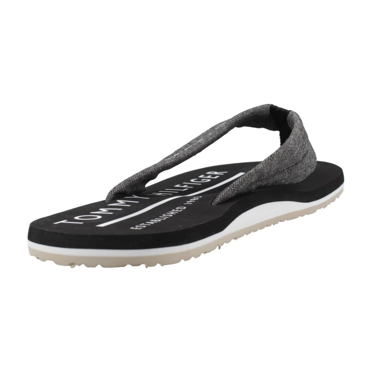 Men's Flip Flops Tommy Hilfiger Black
