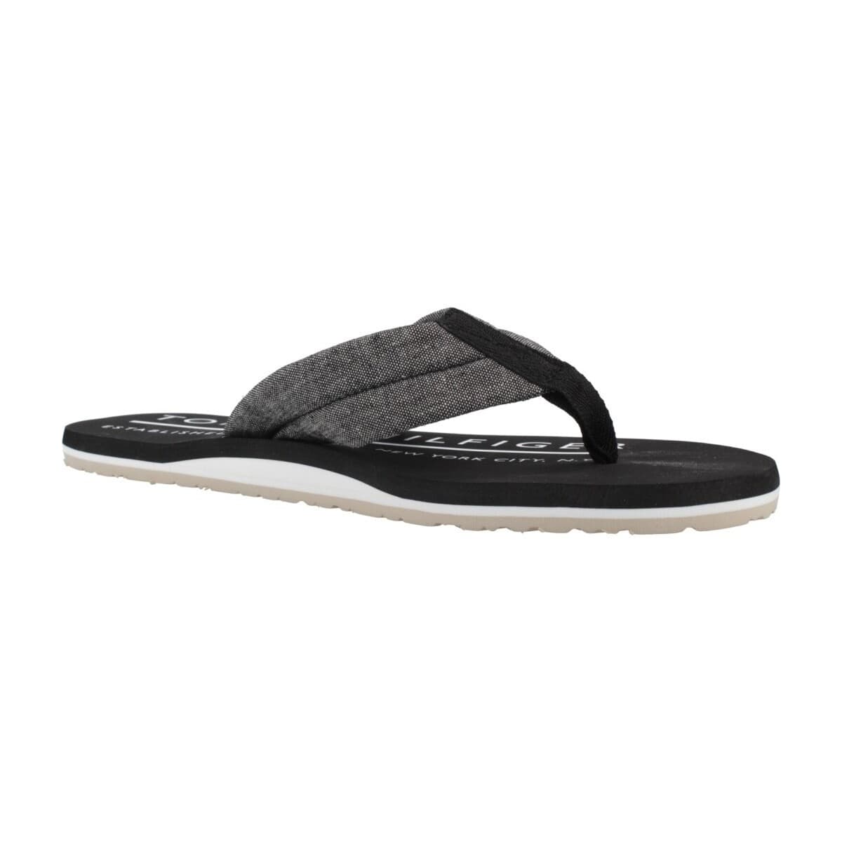 Men's Flip Flops Tommy Hilfiger Black