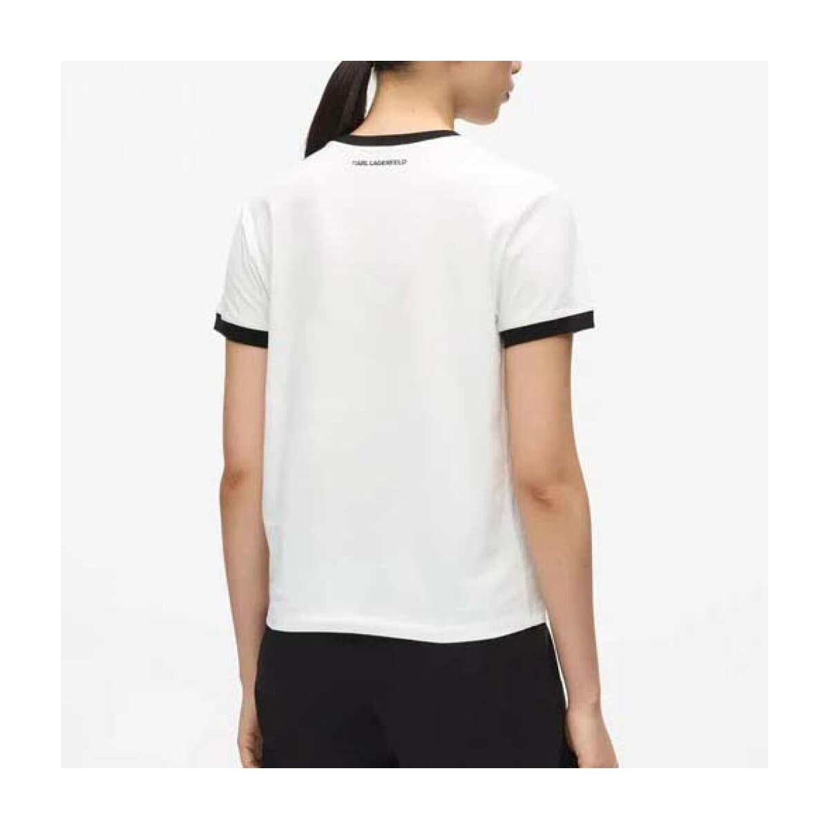 Women's T-Shirts Karl Lagerfeld White
