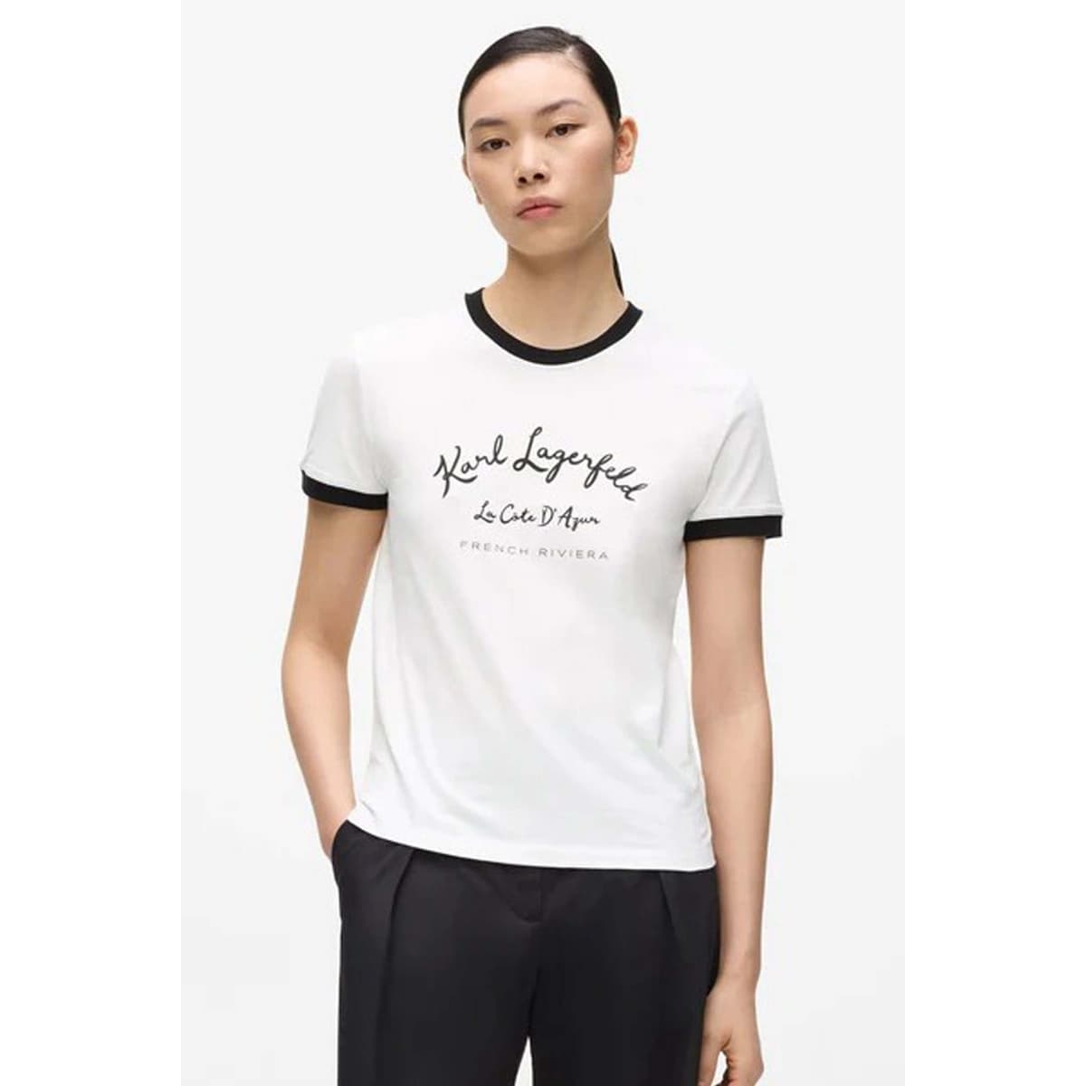 Women's T-Shirts Karl Lagerfeld White