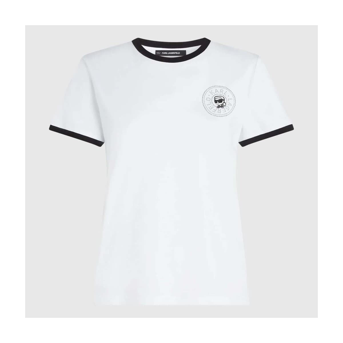 T-shirt με κοντά μανίκια Karl Lagerfeld Camisetas Mujer Modèle B2w17026