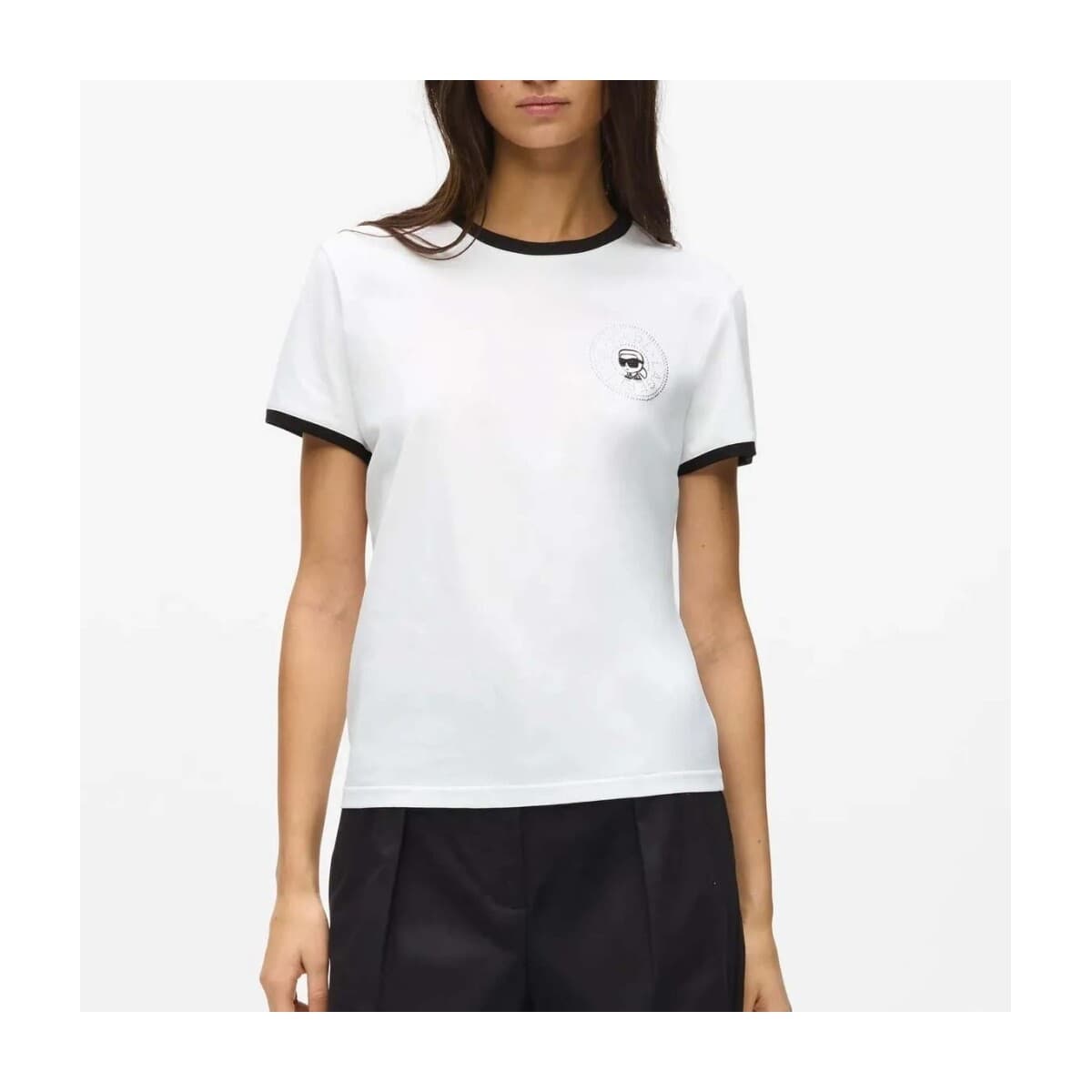 Women's T-Shirts Karl Lagerfeld White