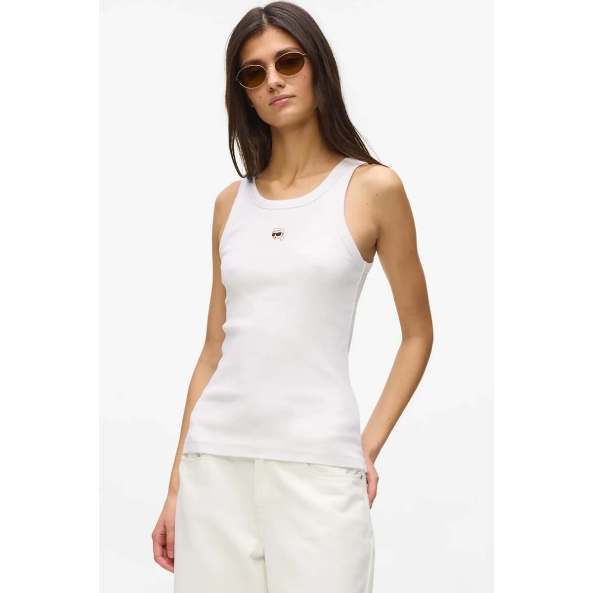 Women's Sleeveless Tops Karl Lagerfeld Black
